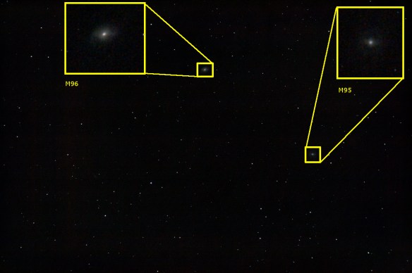 Galaxies Messier 95 and 96 - Benoit Guertin