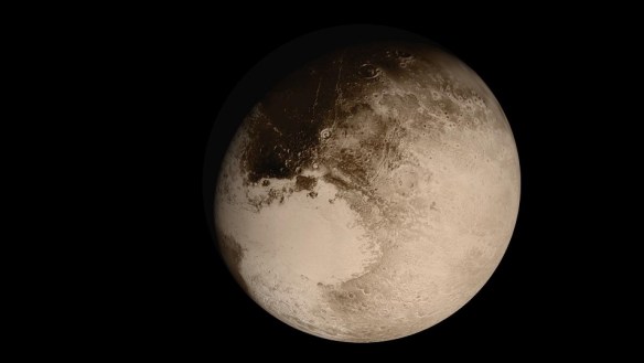 Pluto as viewed by New Horizons during flyby (14 July 2015) - NASA