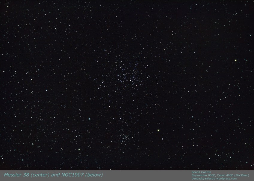 Open Clusters Messier 38 and NGC1907