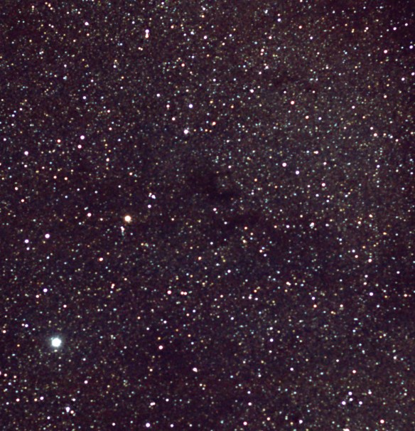 Dark Nebula Barnard 142 and 143 near Altair (Aquila)