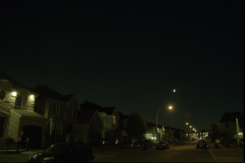 October 5th, 2016 - Mars, Saturn and the Crescent Moon