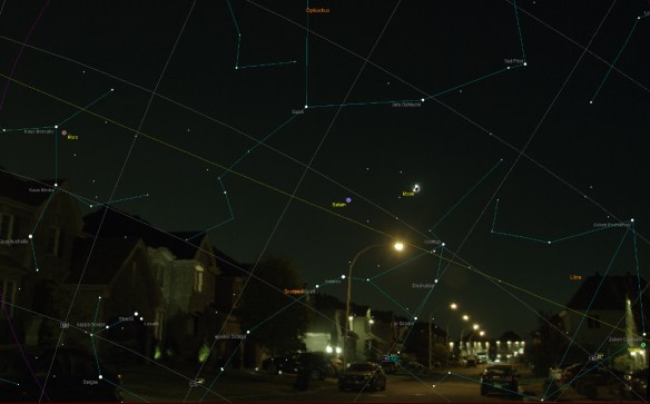 Overlay with star chart - October 5th, 2016