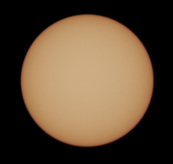 December 25th 2016 - No Sunspots