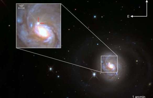 SN2018ivc in galaxy NGC 1068 (Credit: Bostroem et al., 2019.)