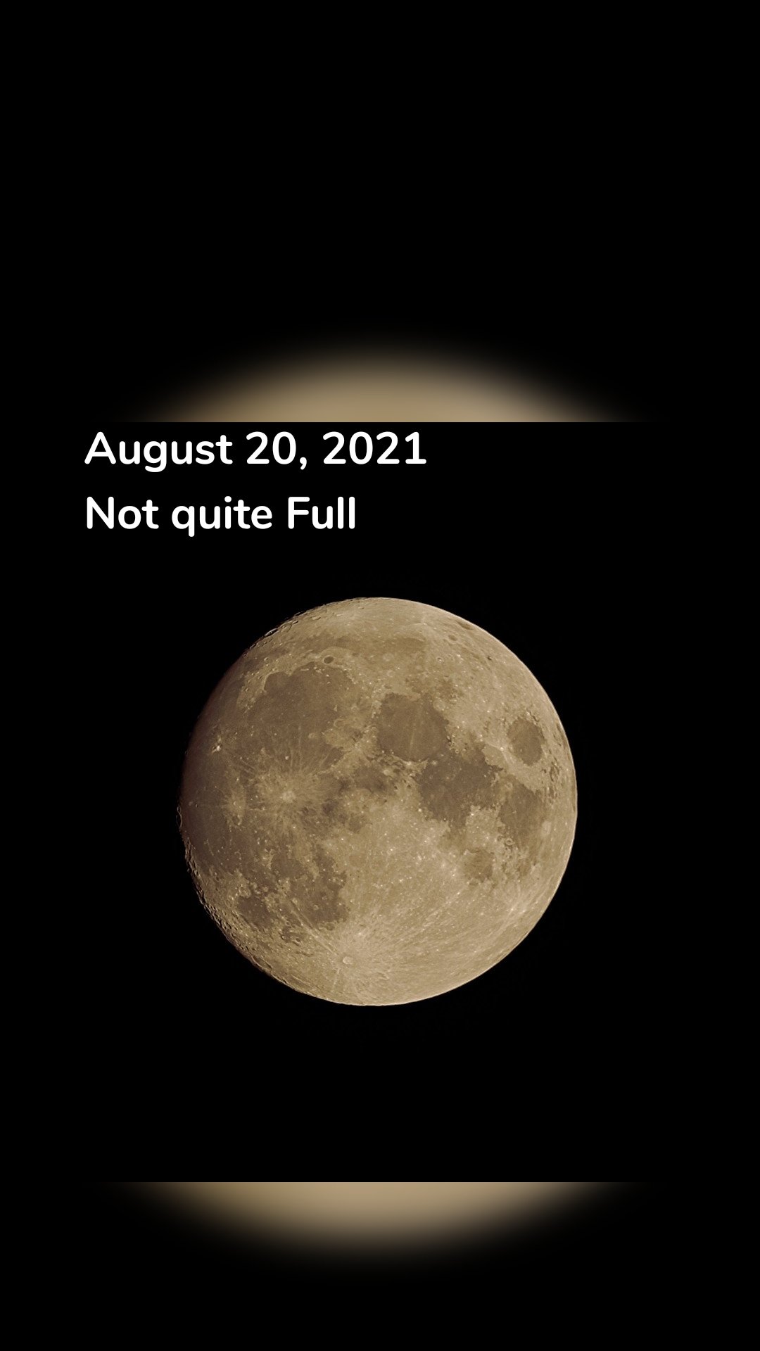August 20, 2021
Not quite Full